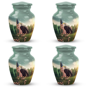 4 Keepsake 3 inch Urns