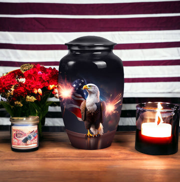 10 inch large Urn with 1 Keepsake 3 Inch Urn