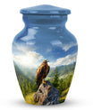 3-Inch Eagle Memorial Urn, Aluminium Large Urn