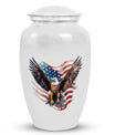 Classic 3-inch Eagle Urn for Human Ashes,Aluminium Large Urn