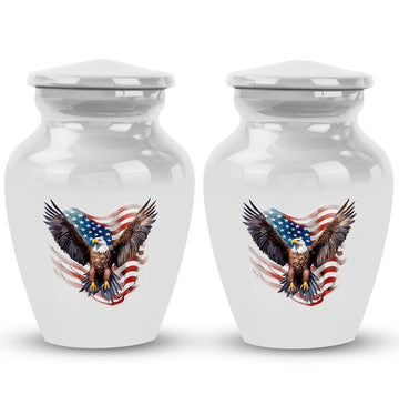 2 Keepsake 3 inch Urns