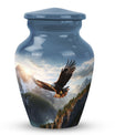 Eagle Cremation Urn, 3-inch classic Aluminium urn,