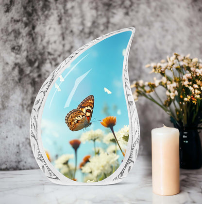 Classic 3 Inch Butterflies Urn for ashes