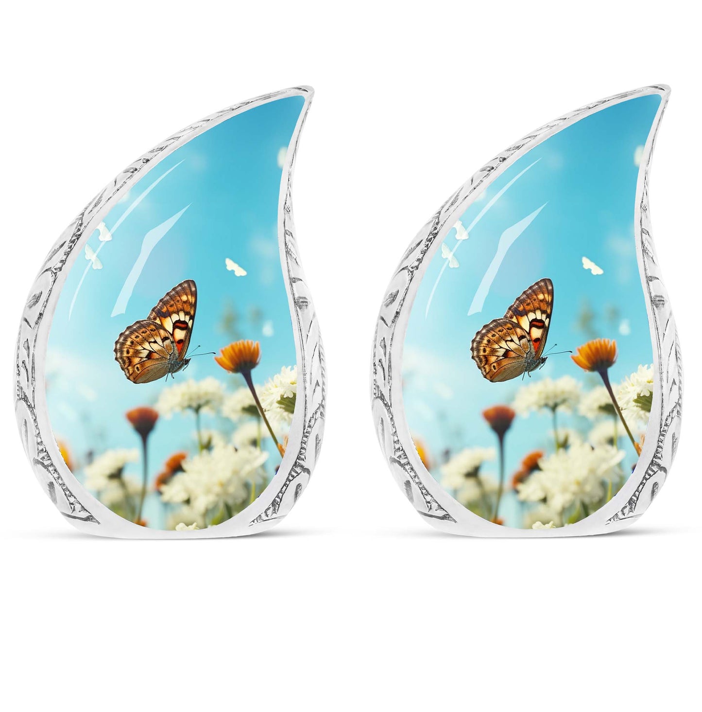 Classic 3 Inch Butterflies Urn for ashes
