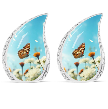 Classic 3 Inch Butterflies Urn for ashes