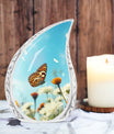 Classic 3 Inch Butterflies Urn for ashes