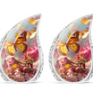 Large and colorful butterflies aluminium