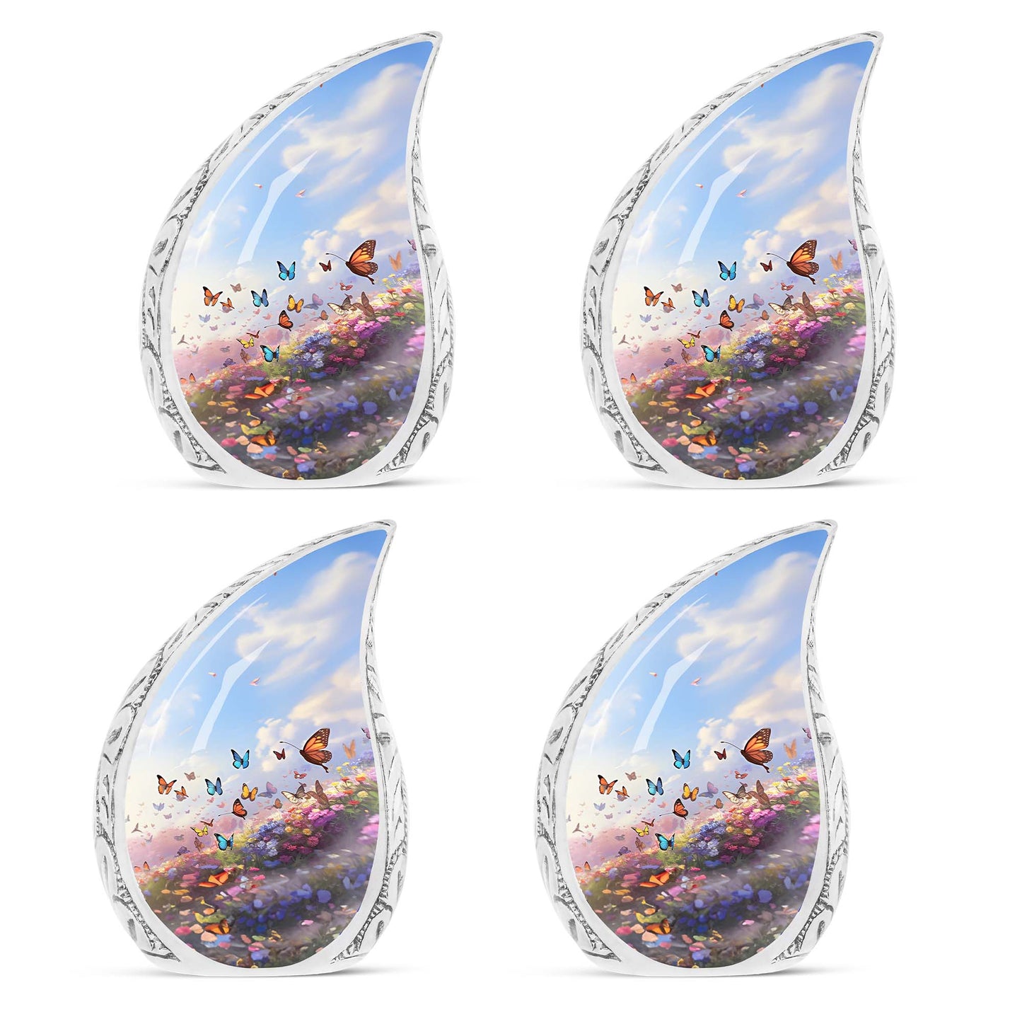 Butterflies Memorial Cremation Urn.
