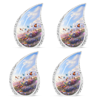 Butterflies Memorial Cremation Urn.