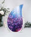 Large Purple Butterflies Urn for ashes