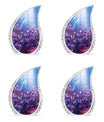 Large Purple Butterflies Urn for ashes