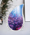 Large Purple Butterflies Urn for ashes