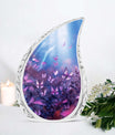 Large Purple Butterflies Urn for ashes