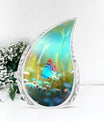 Colorful Butterflies Cremation Urn for  storing human ashes