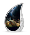 Classic 3-inch Peacock Cremation Urn for Ashes
