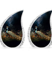 Classic 3-inch Peacock Cremation Urn for Ashes
