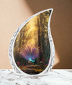 Classic 3-inch peacock Cremation urn for Storing ashes.