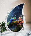 Classic Peacock Cremation Urn| Memorial Urn for Human.