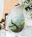 Classic Peacock Urn for Ashes for Adults