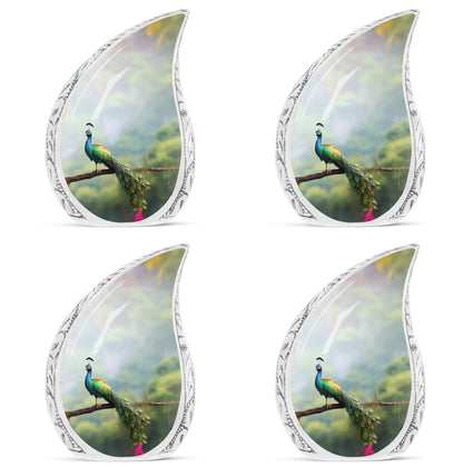 Classic Peacock Urn for Ashes for Adults