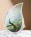 Classic Peacock Urn for Ashes for Adults