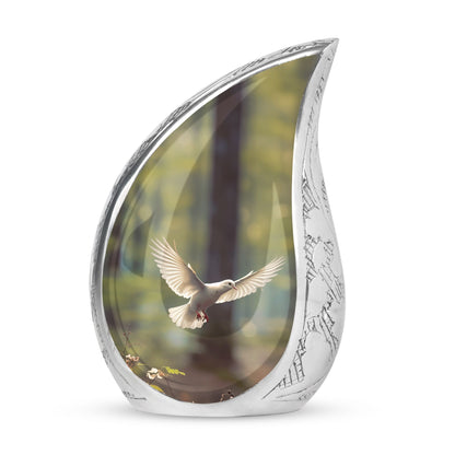 Classic Dove flying Memorial Urn