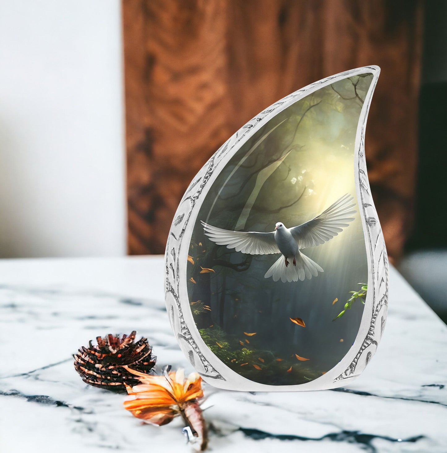 Dove Symbol of Hope Cremation Urn.