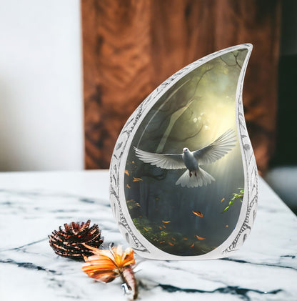Dove Symbol of Hope Cremation Urn.