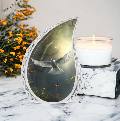 Dove Symbol of Hope Cremation Urn.