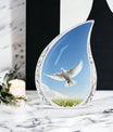 Classic 3 inch Dove Cremation Urn for Ashes.