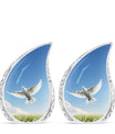 Classic 3 inch Dove Cremation Urn for Ashes.