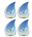 Classic 3 inch Dove Cremation Urn for Ashes.