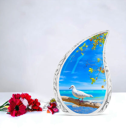 Classic Dove Cremation Urn For Ashes