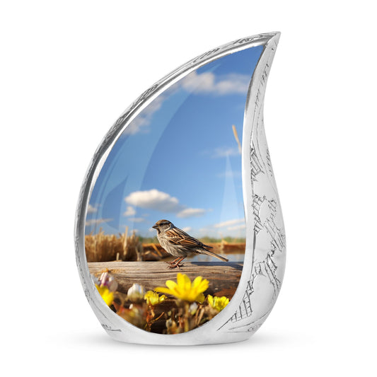 Sparrow Urn for Human Cremation Ashes.