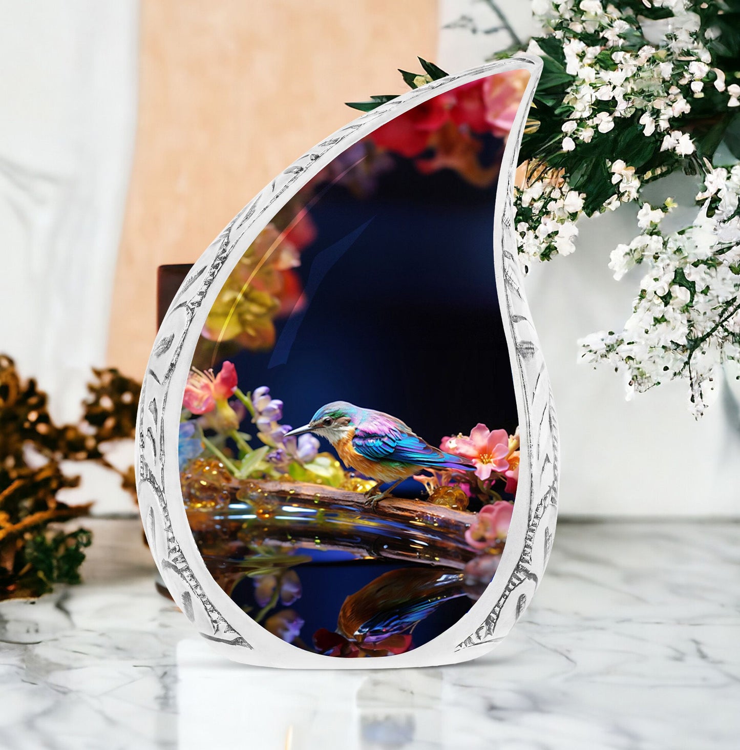 Large Sparrow Cremation Urn in classic design