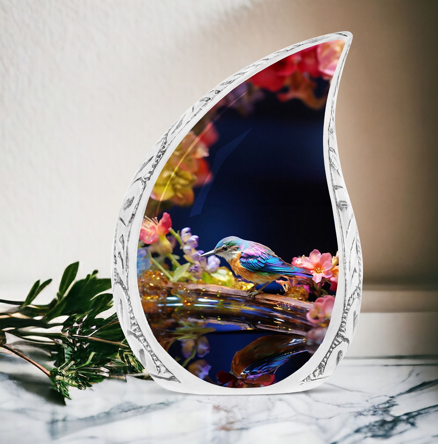 Large Sparrow Cremation Urn in classic design