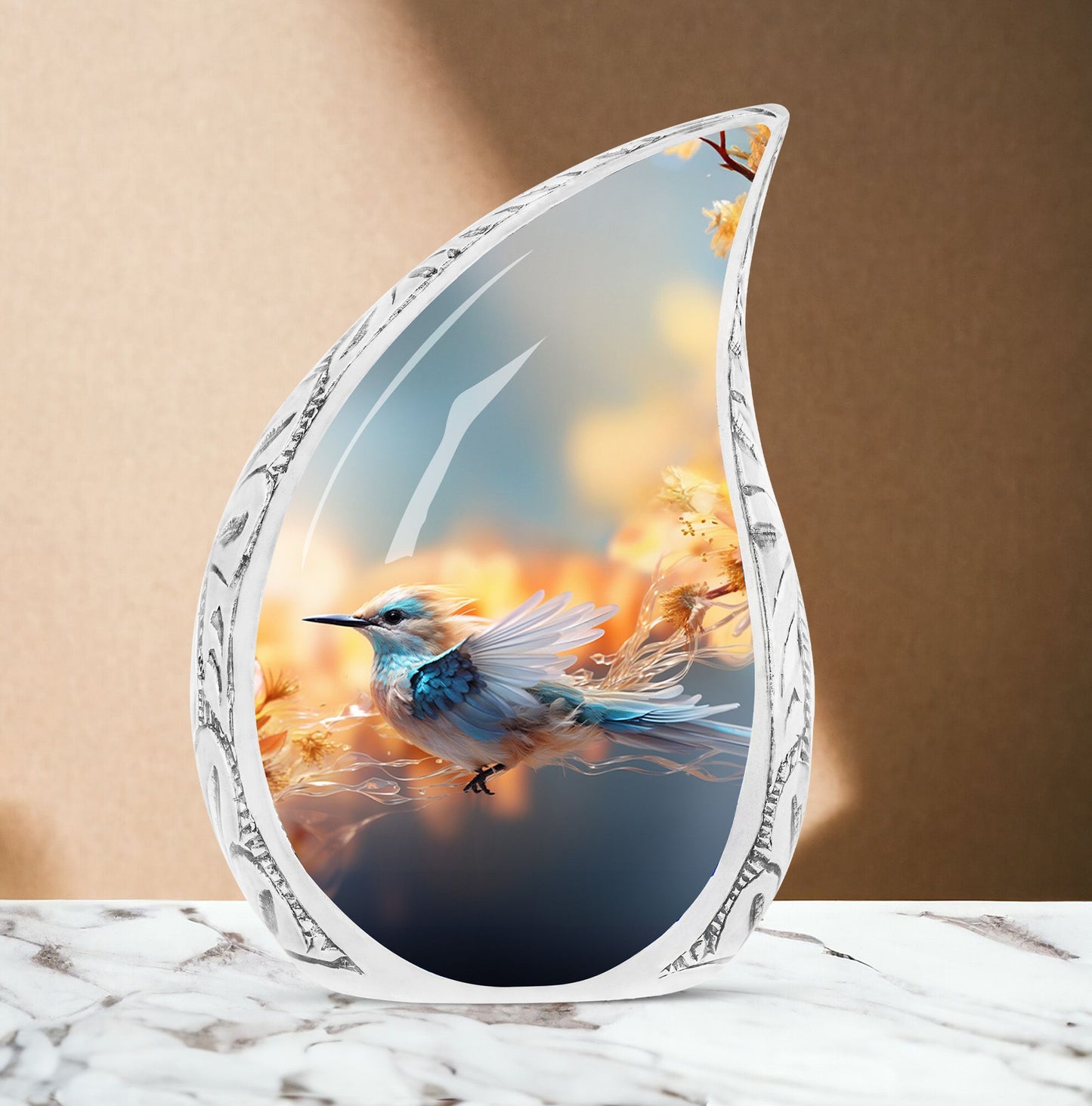 Classic 3-inch Sparrow Urn for ashes.
