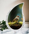 Classic Aluminium Sparrow Urn for Human Ashes.