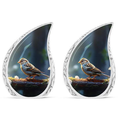 Sparrow Cremation Urn for ashes.