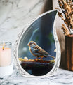 Sparrow Cremation Urn for ashes.