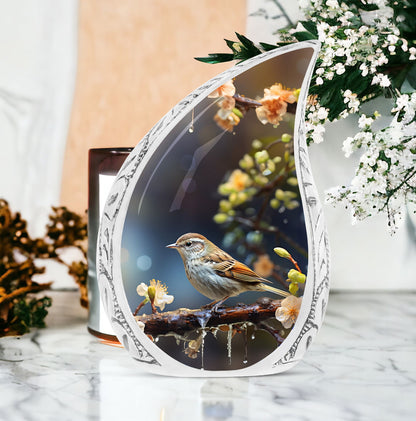Classic Sparrow urn for cremation ashes.