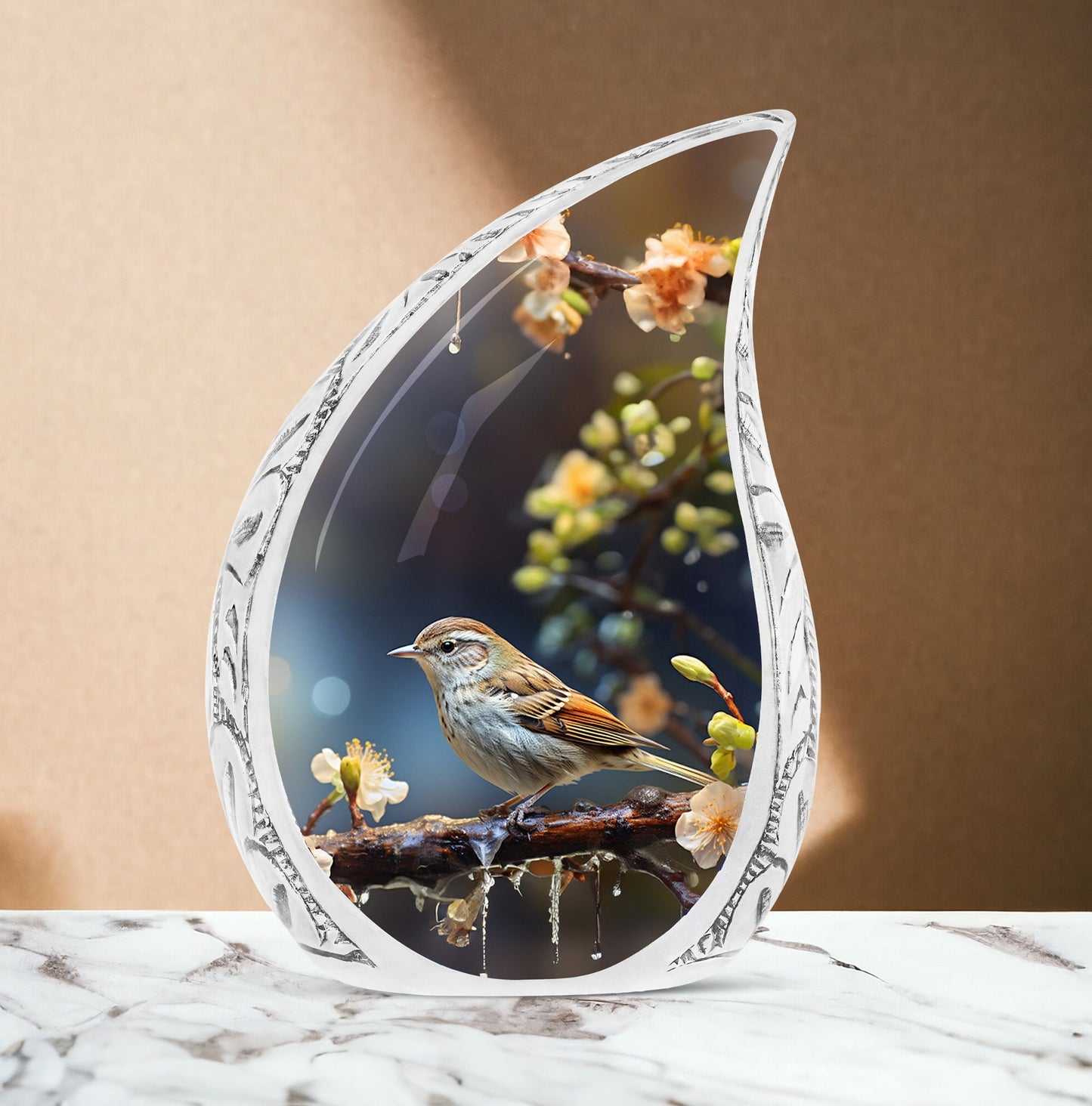 Classic Sparrow urn for cremation ashes.
