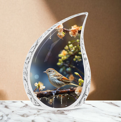 Classic Sparrow urn for cremation ashes.