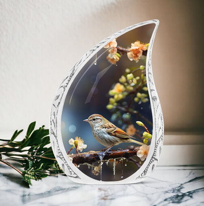 Classic Sparrow urn for cremation ashes.