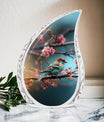 Classic Sparrow Cremation Urn, Personalized Aluminium
