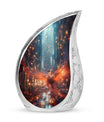 Fire Red Phoenix-designed Classic urn for Human Ashes.