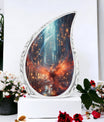 Fire Red Phoenix-designed Classic urn for Human Ashes.