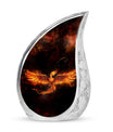 Classic 3-inch Fire Phoenix Memorial Urn.