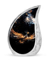 Large Shining Phoenix cremation urn.