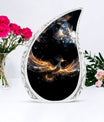 Large Shining Phoenix cremation urn.